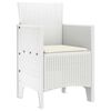 vidaXL Chaise de jardin 4 pcs Blanc 53 x 49 x 85 cm PP