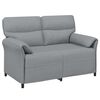 vidaXL Canap&eacute; 100% polyester, cadre en m&eacute;tal, MDF, Contreplaqu&eacute;