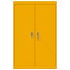 vidaXL Armoire de rangement 2 pcs Jaune moutarde 90 x 40 x 140 cm