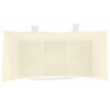 vidaXL Sacs en papier 50 pcs avec poign&eacute;es jaune 18x8x22 cm