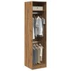 vidaXL Garde-robe ch&ecirc;ne artisanal 50x50x200 cm bois d'ing&eacute;nierie