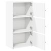 vidaXL Biblioth&egrave;que blanc 40x24x77 cm bois d'ing&eacute;nierie