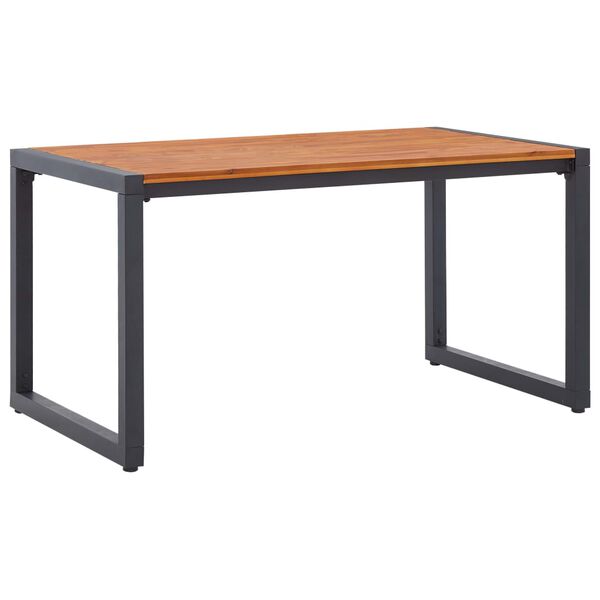 vidaXL Ensemble &agrave; manger de jardin 5 pcs gris