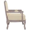 vidaXL Chaise de canap&eacute; 64x64x90 cm lin