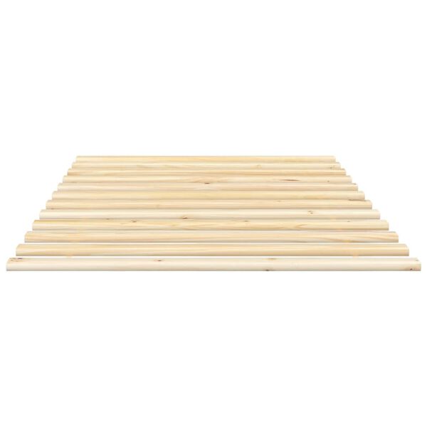 vidaXL Lattes de lit 100x200 cm bois de pin massif