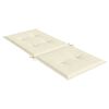 vidaXL Chaises de jardin inclinables et coussins lot de 8 teck solide