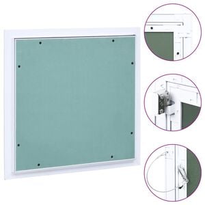 vidaXL Panneau d'acc&egrave;s Cadre en aluminium plaque de pl&acirc;tre 200x200 mm