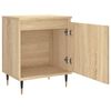 vidaXL Tables de chevet 2pcs ch&ecirc;ne sonoma 40x30x50cm bois d'ing&eacute;nierie