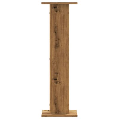 vidaXL Supports de haut-parleurs 2 pcs chêne artisanal bois ingénierie