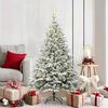 vidaXL Arbre de No&euml;l artificiel pr&eacute;-&eacute;clair&eacute; avec ensemble de boules