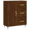vidaXL Buffet ch&ecirc;ne marron 69,5x34x90 cm bois d'ing&eacute;nierie