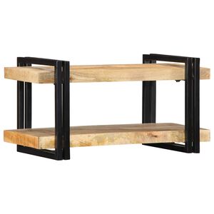 vidaXL &Eacute;tag&egrave;re murale 70x33x35 cm bois de manguier massif brut