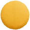 vidaXL Coussins de si&egrave;ge 2 pcs Jaune clair &Oslash; 40 cm