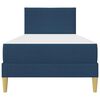 vidaXL Cadre de lit Bleu 80 x 200 cm Polyester