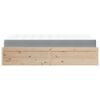vidaXL Lit avec matelas 120x190 cm bois massif de pin