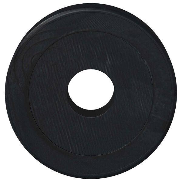 vidaXL compatible avec des rondelles plates 12 pcs Noir &empty;15 x 3 mm