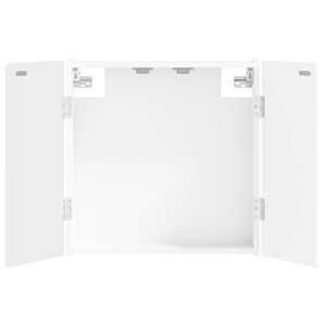 vidaXL Cabinet pour cible ARNHEM Blanc 52,5 x 10,5 x 53,5 cm