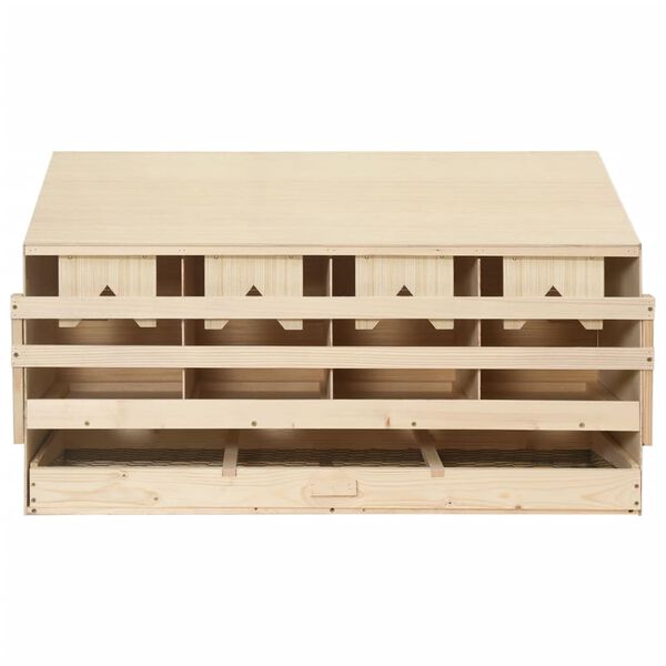 vidaXL Pondoir 4 compartiments 106x40x59 cm bois de pin massif
