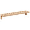 vidaXL &Eacute;tag&egrave;re murale suspendue Naturel 62 x 10 x 12,5 cm