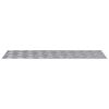 vidaXL Nez de marche Rectangulaire 4 pcs Argent&eacute; 90 x 30 cm Aluminium