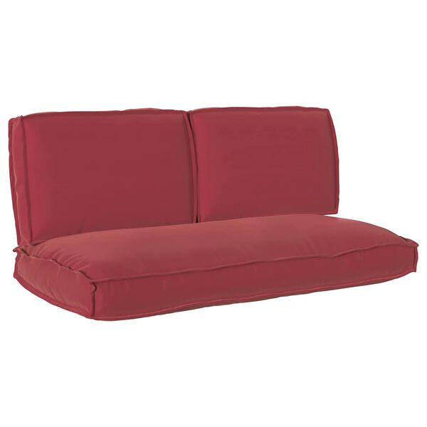 vidaXL Ensemble de coussins 3 pcs Bordeaux Tissu Oxford