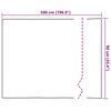 vidaXL Film miroir Argent 90 x 500 cm PET