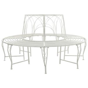 vidaXL Banc d'Arbre 8-Nombre de places &Oslash; 160 x 89 cm Acier