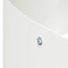 vidaXL Cache-pot de jardin Blanc 120 x 120 x 20 cm Acier