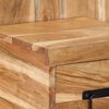 vidaXL Table de chevet 60x32x80 cm bois d'acacia solide