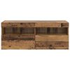 vidaXL Meuble TV mural Bois Ancien 100 x 30 x 40 cm Bois d'ing&eacute;nierie