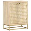 vidaXL Buffet avec 2 portes 55x30x70 cm bois massif de manguier