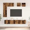 vidaXL Ensemble meuble TV 8 pcs Bois Ancien Bois d'ing&eacute;nierie