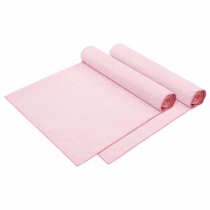 vidaXL Serviettes de Transat 2 pcs Rose 210 x 75 cm