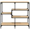 vidaXL Table console ch&ecirc;ne sonoma 103x32x95 cm bois d'ing&eacute;nierie