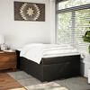 vidaXL Sommier &agrave; lattes de lit avec matelas noir 120x190 cm similicuir