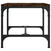vidaXL Tables d'appoint 2 pcs Chêne fumé 40x40x35 cm Bois d'ingénierie