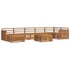 vidaXL Ensembles de canap&eacute;s 8 pcs Naturel Bois d'Acacia Massif
