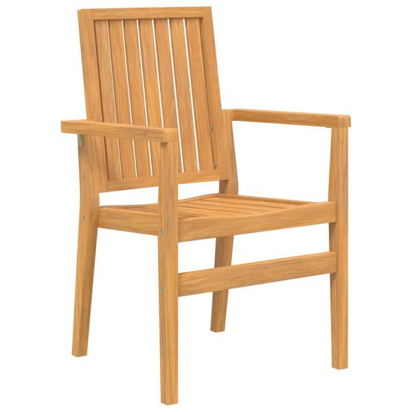 vidaXL Ensemble &agrave; manger de jardin 5pcs Bois de teck massif