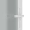 vidaXL Porte int&eacute;rieure 102,5x201,5 cm Blanc Verre mat et aluminium