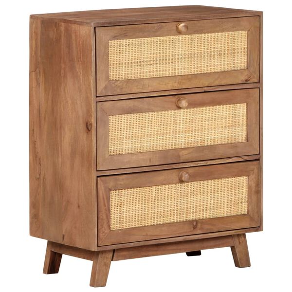 vidaXL Buffet 61x35x76 cm Bois de manguier massif
