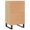 vidaXL Buffet ch&ecirc;ne sonoma 40x35x70 cm bois d'ing&eacute;nierie