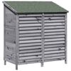 vidaXL Abri de jardin Gris 106 x 56 x 113,5 cm Bois de Sapin Massif