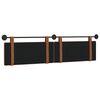 vidaXL T&ecirc;te de lit suspendue Uni Marron 210 x 55 x 5 cm PU antique
