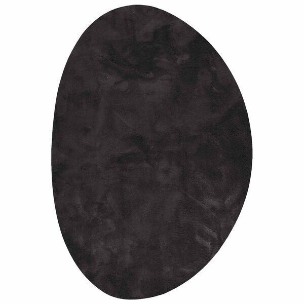 vidaXL Tapis de surface HUARTE Noir 120 x 170 cm Polyester