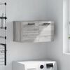 vidaXL Armoire murale Sonoma gris 60x36,5x35 cm Bois d'ing&eacute;nierie