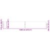 vidaXL Auvent lat&eacute;ral r&eacute;tractable de patio 170x1200 cm Cr&egrave;me