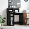 vidaXL Bureau Ch&ecirc;ne noir 90 x 48 x 101,5 cm Bois d'ing&eacute;nierie
