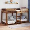 vidaXL Lit Superpos&eacute; pour Enfants Bois ancien 100 x 200 cm