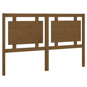 vidaXL T&ecirc;te de lit Marron miel 155,5x4x100 cm Bois massif de pin