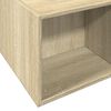 vidaXL Cadre de lit sans matelas ch&ecirc;ne sonoma 120x190 cm
